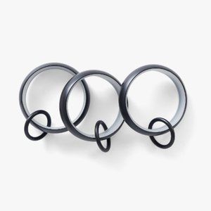 Pottery Barn Quiet-Glide Large Curtain Round Rings Antique Bronze (Pack of 7)